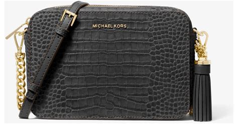 michael kors croc bag|michael kors crossbody bag.